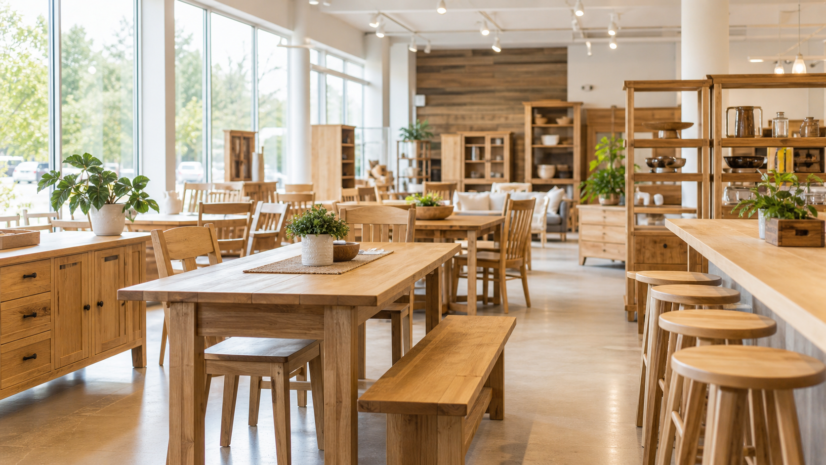 Japanese furniture showroom
